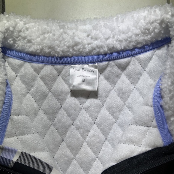 Vera Bradley Quarter Zip Pullover, Size Medium - Picture 3 of 3